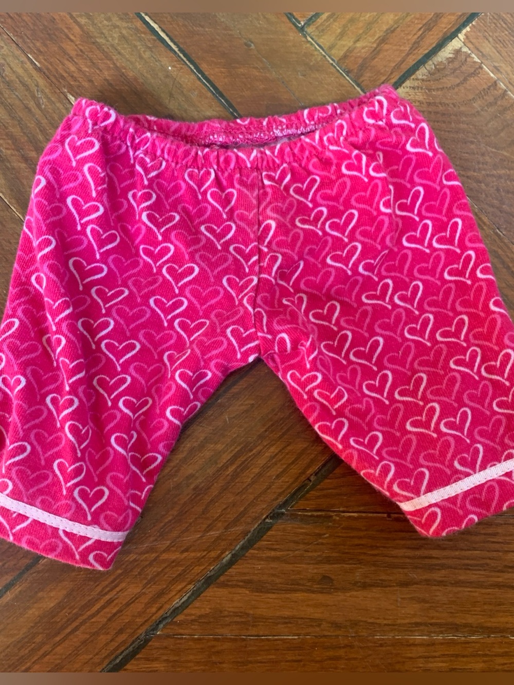 American Girl Heart Print Pajamas Pants Bottoms